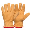 Рабочие перчатки из гладкой воловьей кожи с теплой подкладкой, размер 11
