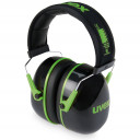 Kaitsvad kõrvaklapid K1 SNR 32dB, must / roheline Uvex