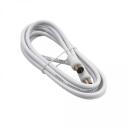 Sbox audio kabelis RF2/R, 2m, RF M, RF F, balta, 1x1,0 CCS, 5,0 PE putas, AL, 32x0,12 AL, MG pinumi