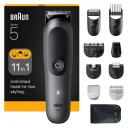 Braun Trimmeris AIO5560, 120min, 14 garuma soļi, iebūvēts akumulators, ātra uzlāde 5min, 100% ūdensizturīgs