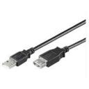 Goobay USB 2.0 ātrgaitas pagarinājuma kabelis 68622, 0,3 m, 4 pin USB Type A - male, 4 pin USB Type A - female