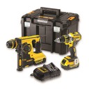 Akumuliatorinių įrankių komplektas 18V XR DCK273M2T-QW DEWALT