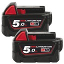 Akumulatori M18 2x5Ah REDLITHIUM-ION 4932451242 Milwaukee