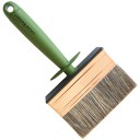 Tape&scaron;u birste 4x14cm, jaukti sari, plastmasas rokturis