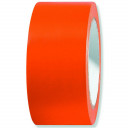 Клейкая лента ПВХ 50мм х 33м, UV, оранжевая, гладкая