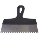 &Scaron;pakteļlāpstiņa 250mm, 6x6mm zobi, plastmasas rokturis