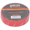 Izolācijas lente 15mmx10m, sarkana