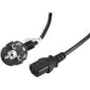 Lanberg CEE 7/7 kuni IEC 320 C13 toitekaabel CA-C13C-11CC-0030-BK, 3 m, 10 A, must, VDE