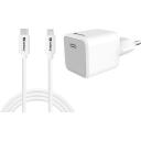 Sandberg USB-C 20W Laadija 441-57, 230V, 5V/3A, 9V/2,22A, 12V/1,67A, 1x USB-C, kiire laadimine