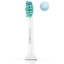 Philips Hambaharja pead HX6018/87 8 tk, Valge, Keskmised harjased, 62000 vibratsiooni/min, 3 kuu vahetus