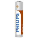 Philips Baterija AAA 1549435, 1,5 V, 4 vnt., cinko-anglies, vienkartinė baterija