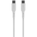 Fixed USB-C kabelis, FIXDLS-CC2-WH, 2m, 60W, USB Power Delivery, elastīgs, nesavelkams, 480 Mbps