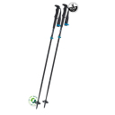 Saliekamie trekinga nūjas, oglekļa šķiedra, regulējamas 105-125 cm, R075081, KOMPERDELL