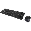 Lenovo 300 USB Combo klaviatuur ja hiir, GX30M39606, 1.8 m, must, juhtmega, QWERTY, t&auml;issuuruses, 1600 DPI, 3 nuppu