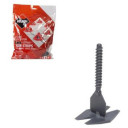 Plaatide tasanduss&uuml;steem CYCLONE LS 1 MM FLAT BASE, 300 tk.; 35938 RUBI