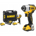 Ударная отвертка 12В 163 Нм 2x2.0Ач DCF801D2-QW DEWALT