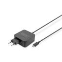 Digitus S&uuml;learvuti Laadija DA-10071, 65W, 1x USB-C PD 3.0, 1,2m kaabel, l&uuml;hise kaitse, must