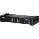 Aten KVM l&uuml;liti CS1764A-AT-G, 4 x KVM / audio, 1920 x 1200, 1 kohalik kasutaja, 2 x USB 2.0 keskjaam