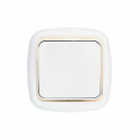 Выключатель HARMONY LUX z / a, 1 клавиш, белый, BYLECTRICA