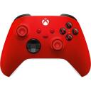 Microsoft Xbox bezvadu kontrolieris sarkans QAU-00012, 40h, 10 pogas, Bluetooth, akumulators, D-pad, koplieto&scaron;anas poga