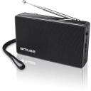 Muse 2 joslu pārnēsājamais radio M-030R, 230V, 2 joslas - FM/MW, 3 x AA, 0.304 kg, melns