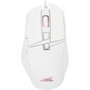 Baracuda Мышь BGM-051 RAPTOR-W, 8D, 6400 DPI, 125Hz, 12G, USB 2.0, 1.5m, LED 4 цвета, пластик