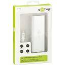 Goobay dokstacija 76788, 1xHDMI 4k30Hz, 1xRJ45, 2xUSB-A 3.2, 1xUSB-C 3.2, 1xSD kar&scaron;u lasītājs, sudraba