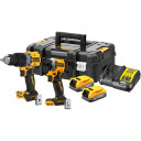 Tool set 18V (2x5.0Ah PowerStack) DCK2050H2T-QW DEWALT