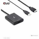 Club3D адаптер CAC-1335, HDMI 1, USB 2.0 1, DisplayPort 1, 4K 120Hz, 8K 30Hz, USB 5V/1.5A