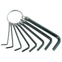 Beast Se&scaron;stūra atslēgu komplekts 5480187 8 atslēgas 2 mm, 2.5 mm, 3 mm, 4 mm, 5 mm, 6 mm, 8 mm, 10 mm
