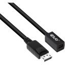 Club3D кабель-удлинитель DisplayPort CAC-1120 1м 8K60Hz DSC 1.2 HBR3 HDR, Mini DisplayPort F, DisplayPort M
