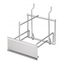 Uzgriežņu turētājs, KNIPEX, 00 19 34 V01, 120 x 100 mm, tērauda stieple, bez saturu