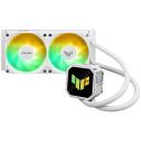 Asus TUF Gaming LC III 240 ARGB White Edition, 90RC01J2-B0EAY0, 40cm, 2 ventilatori, 90.78 cfm, 2600 RPM, 37.4 dB