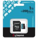 Kingston M&auml;lukaart SDCG4/1TB, 1TB, 200MB/s, A2, U3, V30, Class 10, UHS-I, exFAT, SD adapter