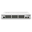 Mikrotik CRS326-24G-2S+IN valdomas jungiklis, 24 Gigabit Ethernet prievadai, 10-30 V, 512 MB RAM, 2 SFP+ lizdai, PoE, CE/RED, EAC