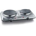 Severin Mini pliit DK 1014, 2500 W, 2 tsooni, 15 cm, 18 cm, Roostevaba teras, P&ouml;&ouml;ratav