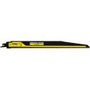Dewalt zobenzāģa asmens DT20438-QZ, 305mm, 6TPI, karbīda, melns/dzeltena, 9000 RPM, 1 gab.