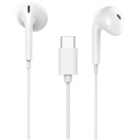 Проводные наушники с разъёмом USB C и поддержкой звука Hi Res SEP-6 Type C HiRes Sound Белые CNS-CEP6W CANYON