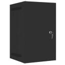 Lanberg Seinale paigaldatav kapp WF10-2309-00B, 280x310mm, 9U, IP20, metalluks, kandev&otilde;ime kuni 20kg, isekogumine