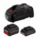 Battery + charger GBA 4Ah 8Ah GAL1880CV 1600A01BA8 BOSCH