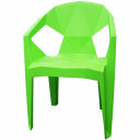 Krēsls plastmasas 54x40x80 zaļš
