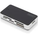 Digitus kar&scaron;u lasītājs, DA-70330-1, USB 3.0, 5 Gbps, atbalsta 2 kartes, Plug&Play, hot-swap