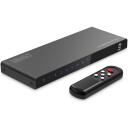 Digitus HDMI komutators, 5x1, DS-55334, DC 5 V, 48 Gbps, 8K atbalsts, DTS atbalsts, Dolby Digital atbalsts, HDR atbalsts