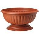 Form Plastic Lillepott 4301372, &Oslash; 415mm, k&otilde;rgus 190mm, pruun, &uuml;mmargune kuju, plastmass
