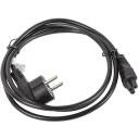 Lanberg S&uuml;learvuti toitekaabel CA-C5CA-11CC-0018-BK, 1,8 m, VDE, Schuko, IEC320 C5, must