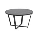 Kafijas galdiņ&scaron; AMBLE D77xH44cm, melns marmors AC85723 Allit