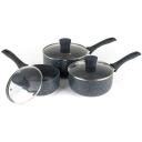 Russell Hobbs Katlu komplekts RH00847EU7, 16cm, 18cm, 20cm, krēslas akmens, mīksts rokturis, vāki iekļauti