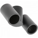 Laevalgusti LUPO, 17,5x5,6x11,5cm, IP20, 2*GU10, max. 50W, must; OS-LUP-2GU10-10