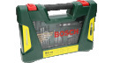 Urb&scaron;anas un skrūvē&scaron;anas komplekts, TiN pārklājums, 91 gab., ar sprūdratu un magnētu, 2607017195, BOSCH