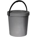 Nhg Ведро 16L 2984694, серый, 16L, ПП, перерабатываемый